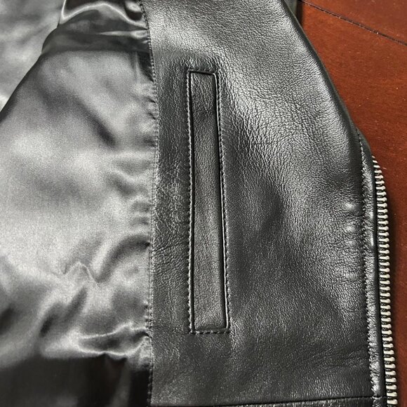 COACH Leather Moto Jacket - Picture 16 of 16